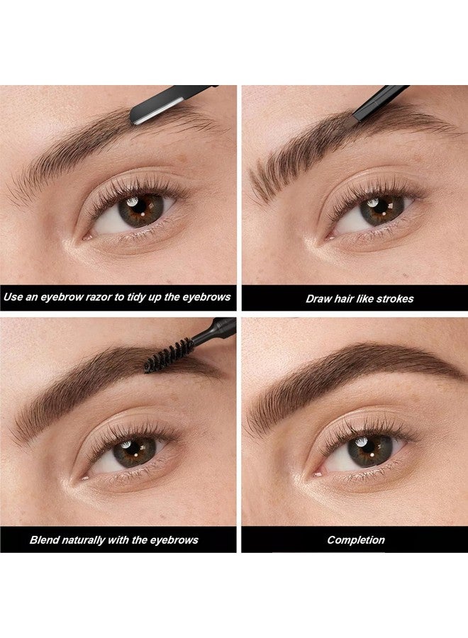 يونج فيجن قلم حواجب 3 في 1 من يونغ فيجن، قلم حواجب، فرشاة وشفرة ثلاثية، ظلال حواجب دقيقة ومحددة، سهلة الاستخدام، تدوم طويلاً ومقاومة للماء - Image 5