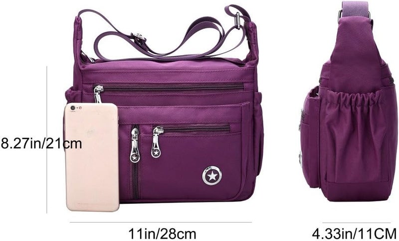 Fabuxry Purses and Shoulder Handbags for Women Crossbody Bag Messenger Bags - Image 4