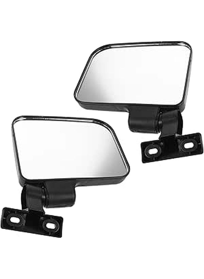 1 Pair Blind Spot Mirror Wide Angle Anti Glare for Truck Bus Golf Cart Car Exterior - Image 1