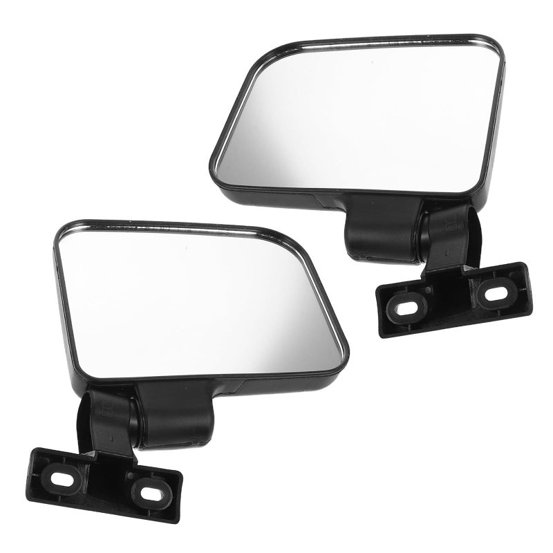 1 Pair Blind Spot Mirror Wide Angle Anti Glare for Truck Bus Golf Cart Car Exterior - Image 2
