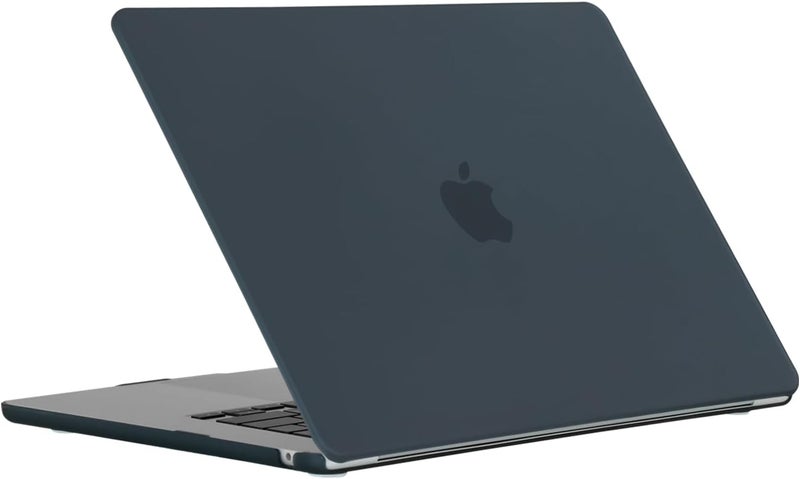سيفن لاين متوافق مع حافظة MacBook Air 15 بوصة 2023 لـ Mac Air 15.3 بوصة شريحة M2 موديل A2941 حافظة صلبة واقية للكمبيوتر المح��ول مع غطاء لوحة مفاتيح عربي (تخطيط الإمارات)، أسود غير لامع - Image 4
