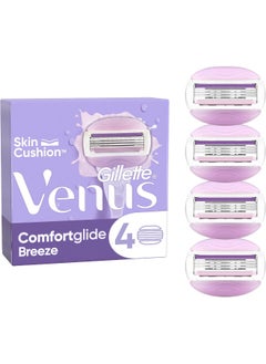 Gillette Venus Gillette Venus Comfortglide Breeze Women's Razor Blade Refills, 4 Count  - Image 2