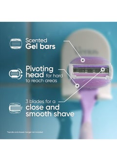 Gillette Venus Gillette Venus Comfortglide Breeze Women's Razor Blade Refills, 4 Count  - Image 5