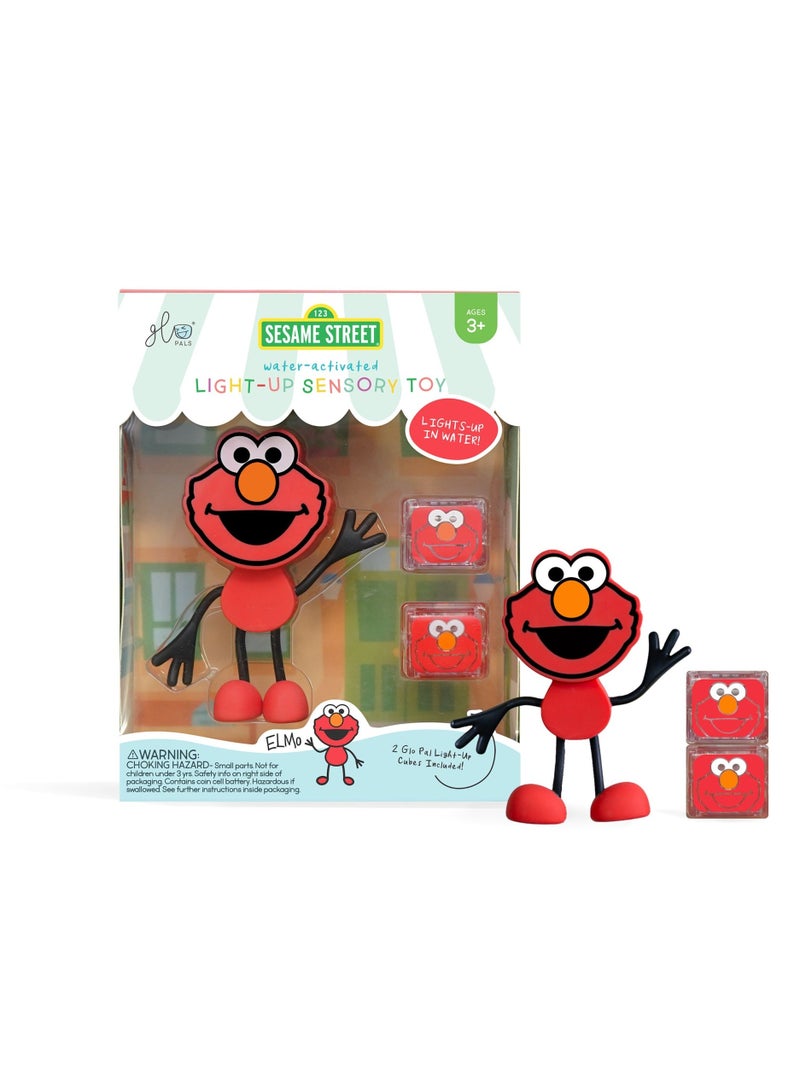 جلو بالز شخصية جلو بالز سيسامي ستريت وألعاب الاستحمام المضيئة للأطفال الصغار مكعبات متوهجة ولعب مائي - Image 1