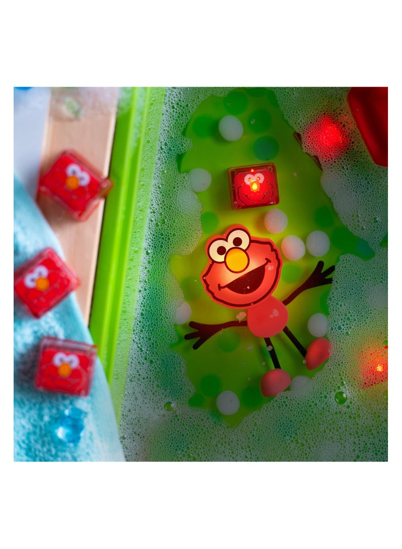 جلو بالز شخصية جلو بالز سيسامي ستريت وألعاب الاستحمام المضيئة للأطفال الصغار مكعبات متوهجة ولعب مائي - Image 4