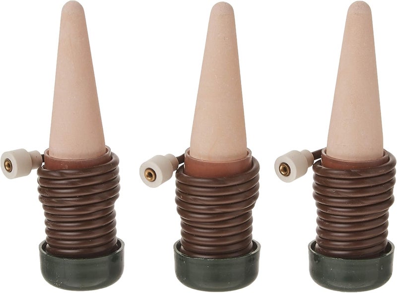 Blumat Classic Self-Watering Stakes - Automatic Drip Irrigation System for Indoor Plant Watering & Outdoor - Water Drip Solution for Potted Plants - Slow Release Stakes, 3 Pack, wo Adapter - Image 1