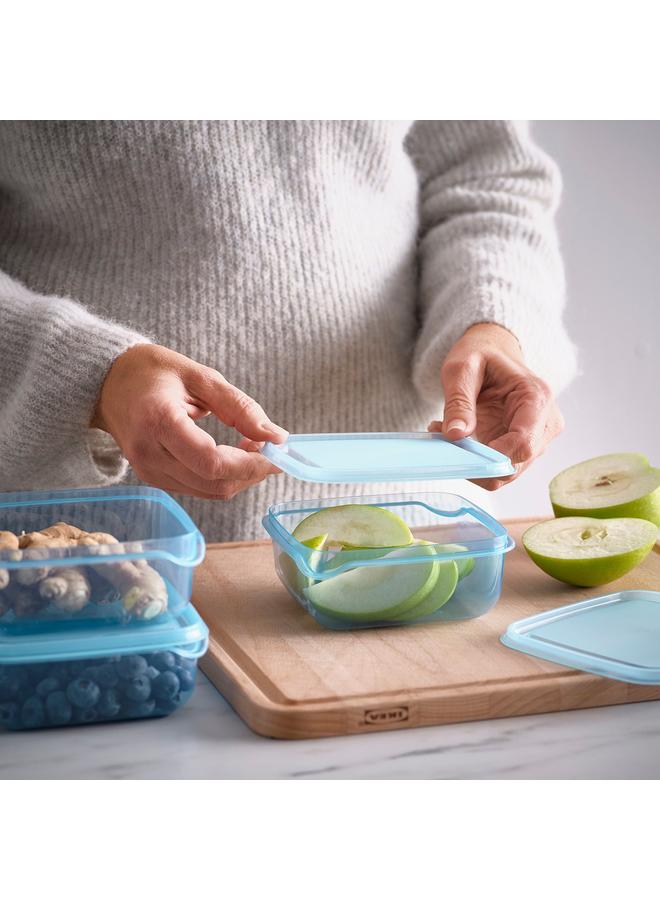 Zaboon Food Container With Lid, Blue, 0.6 L - Image 2