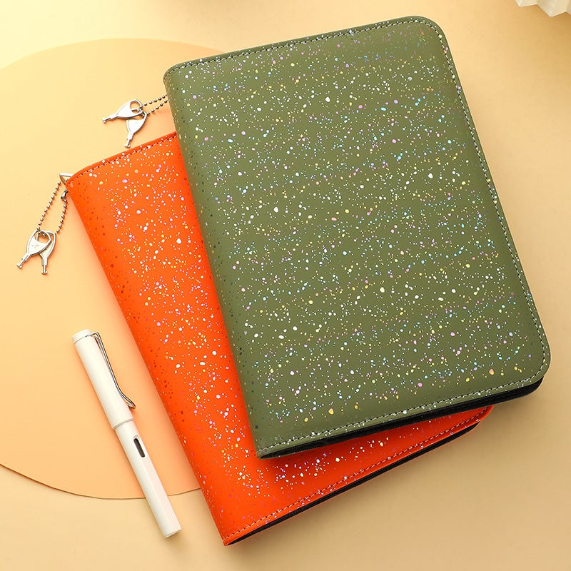 Loose-Leaf Zipper Bag Notepad A5 Multifunctional Business Manager Folder Office Bag Bill Data Po Storage - Image 4