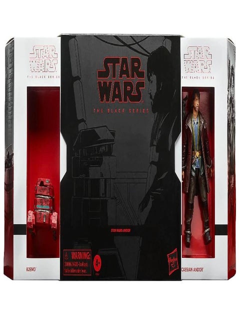 Star Wars The Black Series Cassian Andor & B2EMO 6-Inch Scale Action Figure Set by Hasbro A Pulse Con Exclusive F5537 Multicolored Collectable Ages 4 and Up