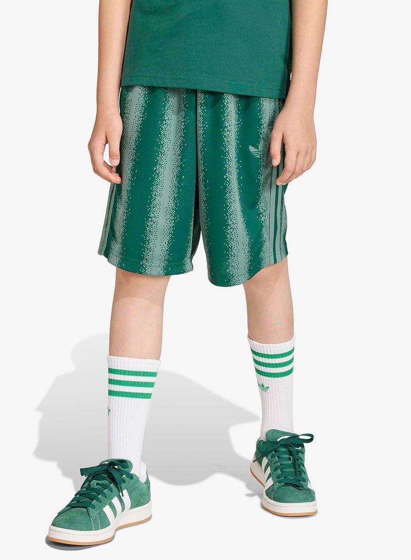 adidas Originals Youth Minecraft Oversized Shorts - Image 1