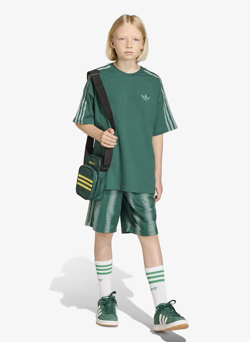 adidas Originals Youth Minecraft Oversized Shorts - Image 5