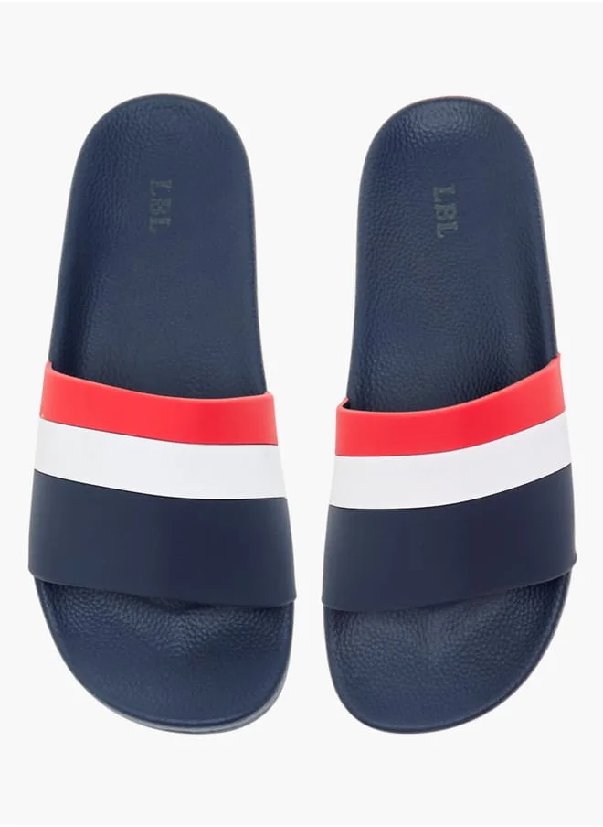 ال بي ال من شو اكسبرس Men Striped Slip-On Slides