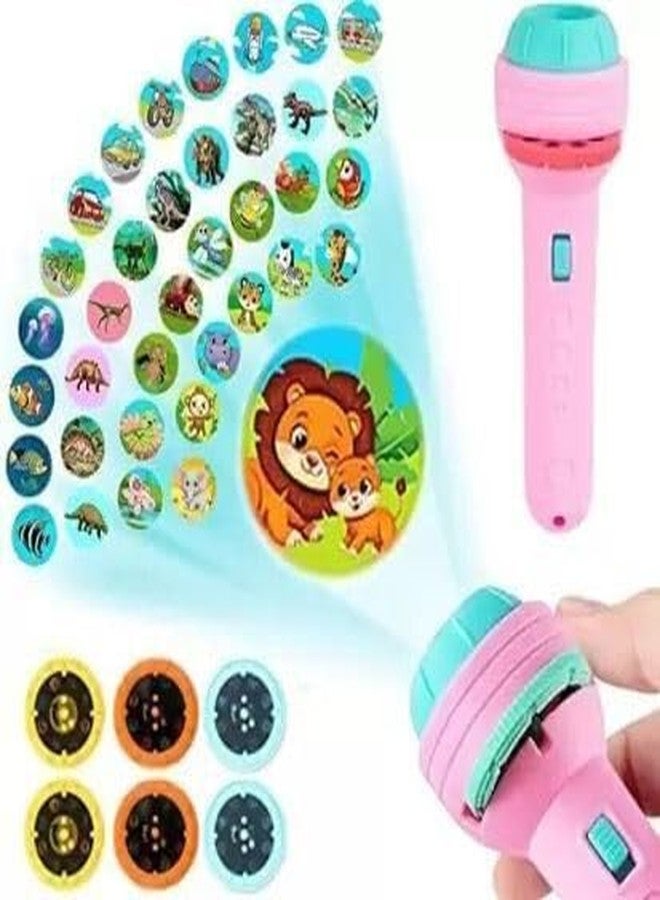 Crazy Buy CrazyBuy Projector Toy for Kids 6 Slides Projector Flashlight Kids Projector Light (Multicolor) - Image 2