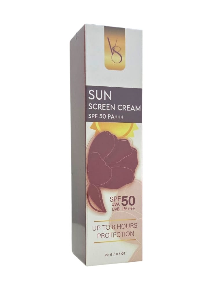 V8 Sun Screen Cream 20g - Image 1