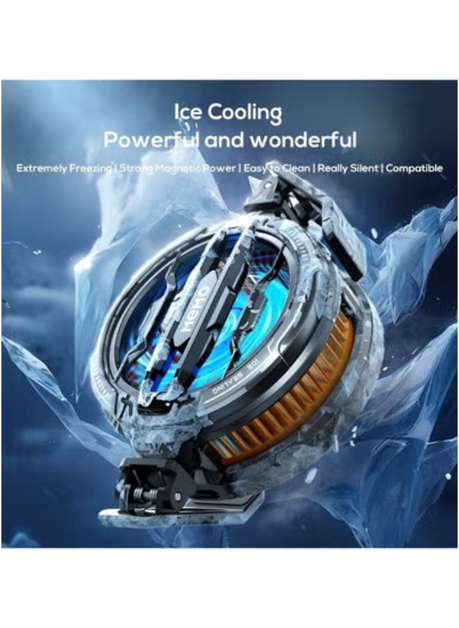 Mobile Phone Cooler for Game Fan PUBG, Designed iPhone 12/13 Series, Live Streaming and Vlog, Semiconductor Heatsink Without Noise iOS Android, ipad Tablet  - Image 2