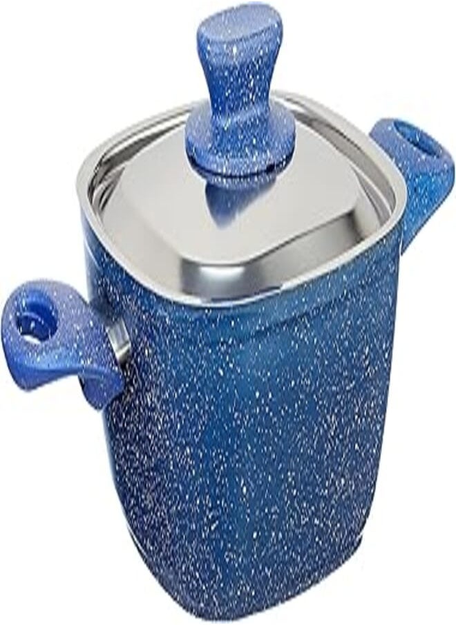 El Maleka premiro Deep Square Granite Pot Blue 18cm 22001 - pzsku/ZB99A4B3DF838B4A6915EZ/45/_/1723238073/f6f4e919-4310-46d4-b079-46c2962d3ef9