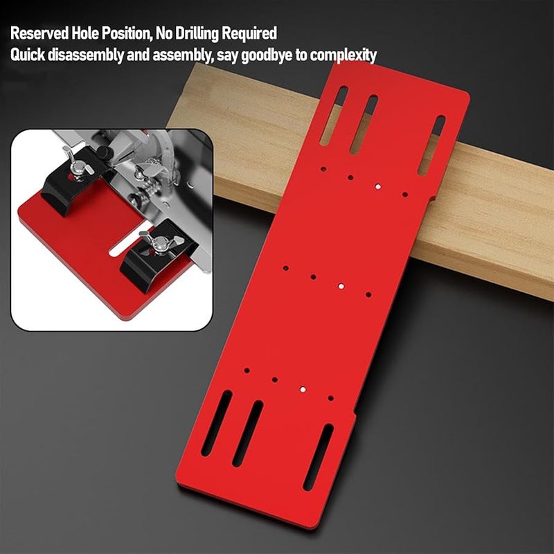 لوح توجيهي على شكل حرف L بسمك 8 مم لمنشار دائري لقطع دقيق - Image 4