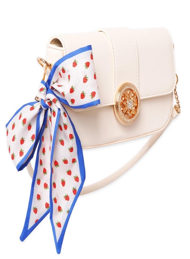 yeabwps 6 Pcs Purse Scarf Handbags for Women Skinny Fashion Neck Scarves Lightweight Stain Ribbon for Bag Hair Accessories - Image 4