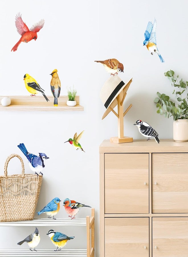 Decowall ملصقات جدارية من ديكوول DS2-8042 طيور صغيرة ملصقات حائط قابلة للإزالة للصق للأطفال في غرفة النوم أو غرفة المعيشة (صغيرة) - Image 3