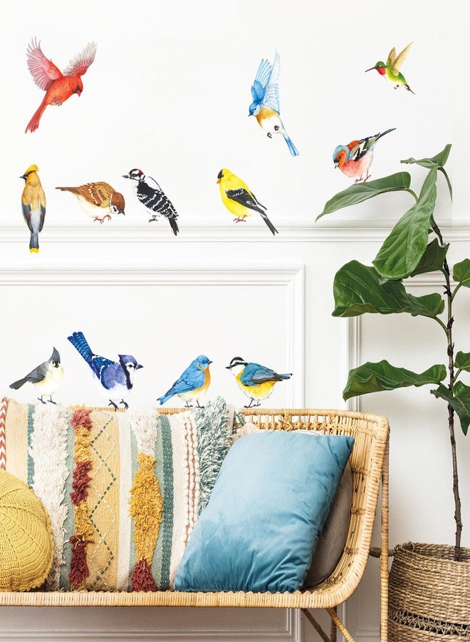 Decowall ملصقات جدارية من ديكوول DS2-8042 طيور صغيرة ملصقات حائط قابلة للإزالة للصق للأطفال في غرفة النوم أو غرفة المعيشة (صغيرة) - Image 2