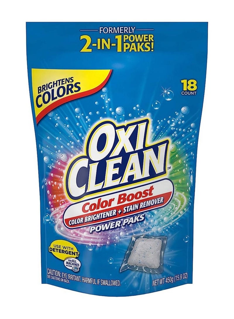 Oxiclean Color Boost Color Brightener Plus Stain Remover 450 Grams - Image 1