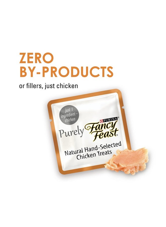 Fancy Feast Y Feast Natural Cat Treats, Purely Natural HandSelected Chicken  (Pack Of 5) 10 Ct. Pouches - Image 3