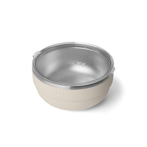 YETI Rambler Bowl Vacuum Insulated Stackable and Nestable Stainless Steel Bowl with Lid 45 Quart Cape Taupe - Image 1