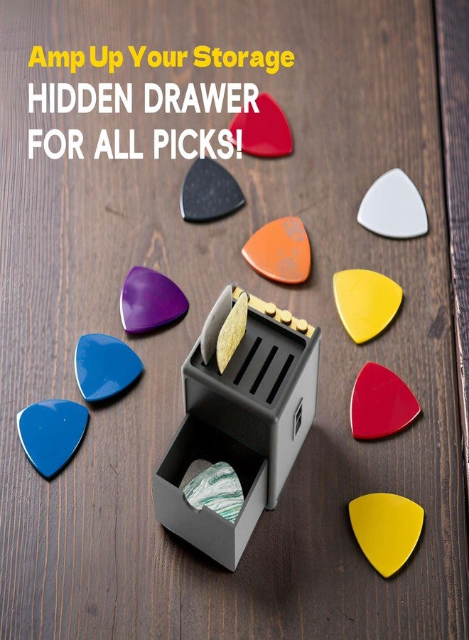 HOTCAN Guitar Pick Display Holder - Stylish Organizer for Music Enthusiasts and Musicians (Black) - Image 3