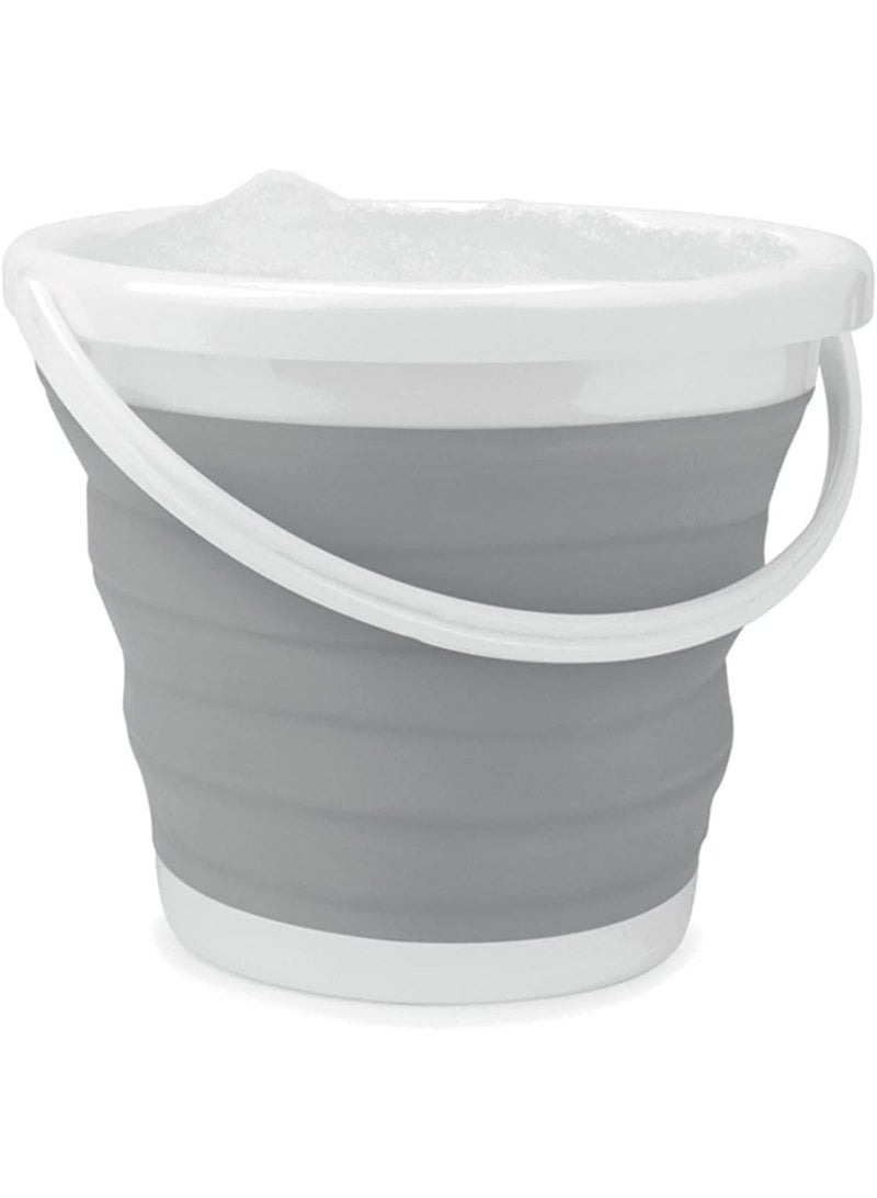 Y&D Outdoor Fishing Travel Home Portable Folding Silicone Large Capacity 10L Bucket - Image 1