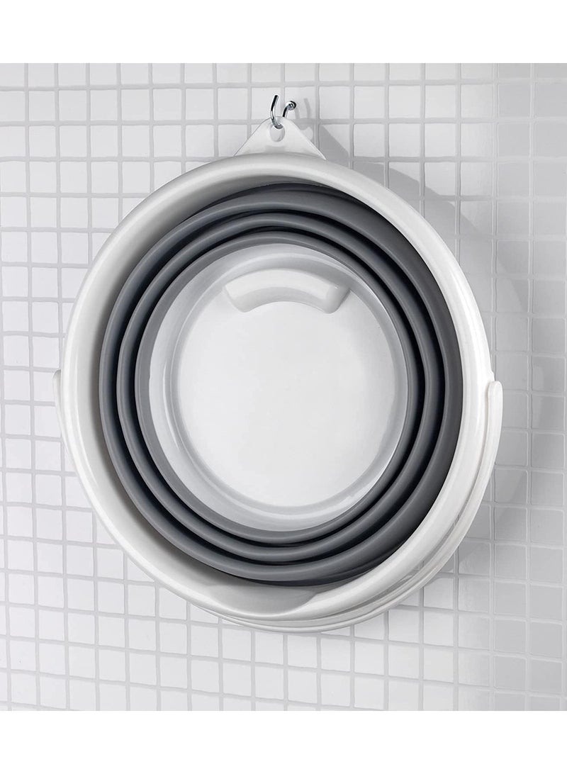 Y&D Outdoor Fishing Travel Home Portable Folding Silicone Large Capacity 10L Bucket - Image 5