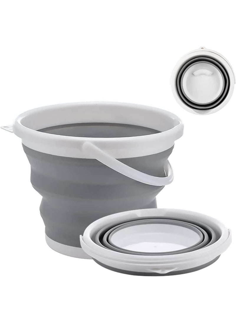 Y&D Outdoor Fishing Travel Home Portable Folding Silicone Large Capacity 10L Bucket - Image 2