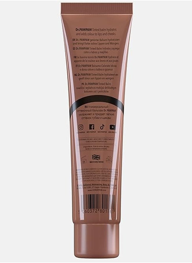Dr.PAWPAW Dr. Pawpaw Rich Mocha Balm, Multipurpose Soothing Balm With Natural Pawpaw, For Lips, Cheeks And Skin, 25Ml  - Image 2