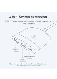 Hagibis Switch Dock TV Dock for Nintendo Switch Portable Docking Station USB C to 4K HDMI-compatible USB 3.0 Hub for Macbook Pro  - Image 3