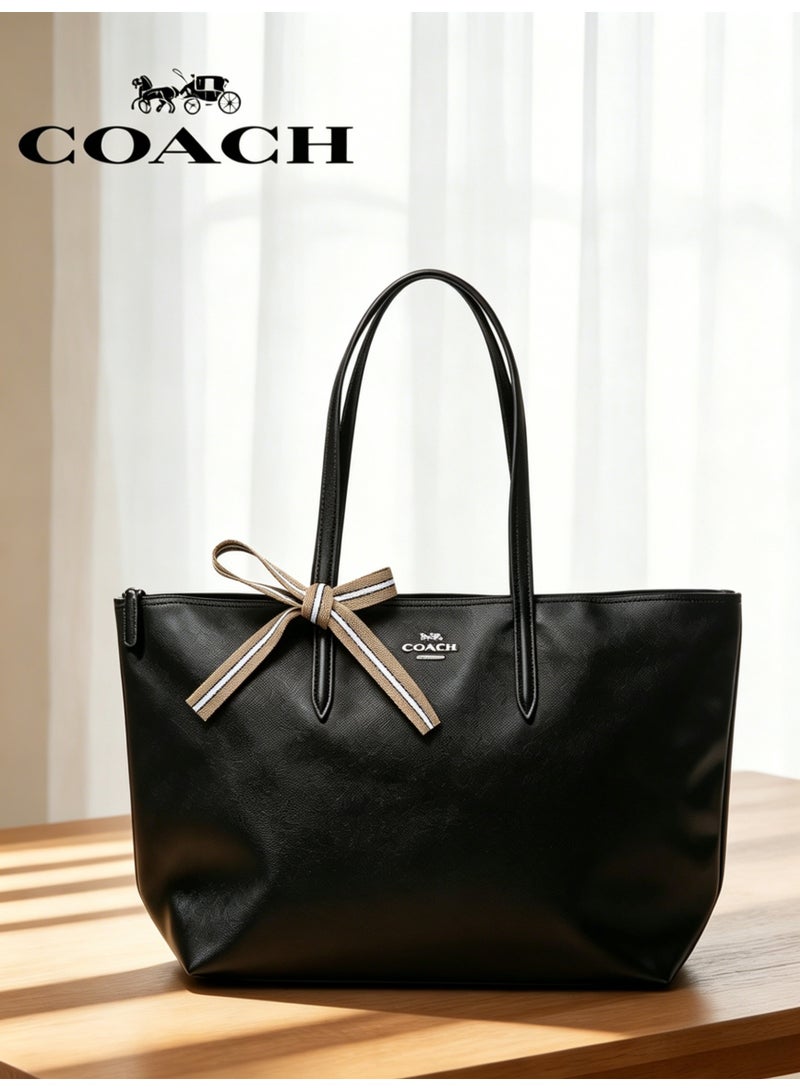 coachoutlet Coach women's tote bag, handbag, women's shoulder bag, crossbody bag, fashionable and multifunctional - Image 1
