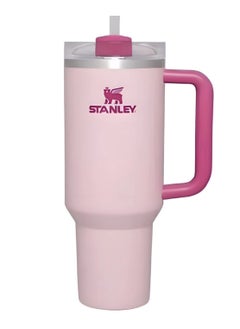 Stainless steel vacuum insulated cup with lid and straw for water, iced tea or coffee, smoothies, etc., 40 oz
