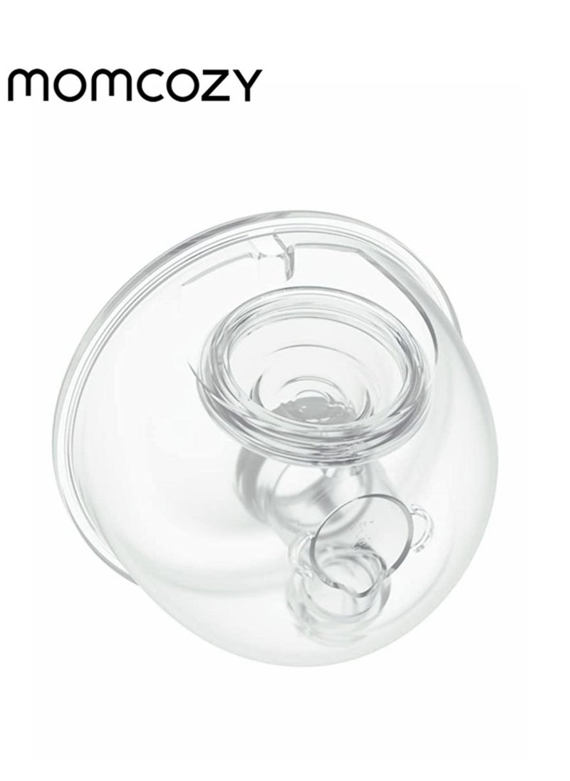 Momcozy Full Set Collector Cup Only Compatible with Momcozy S9 Pro/S12 Pro NOT for S9/S12. Original S9 Pro/S12 Pro Breast Pump Replacement Accessories 180ML  - Image 1