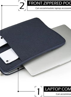 15.4 inch Laptop Sleeve Case Computer Bag with Handle For MacBook Pro 15 / Surface Laptop 3 2 / Samsung Notebook 9 Pro, Dell Inspiron 14, Lenovo ThinkPad A485 T480 T490, Acer Chromebook 14