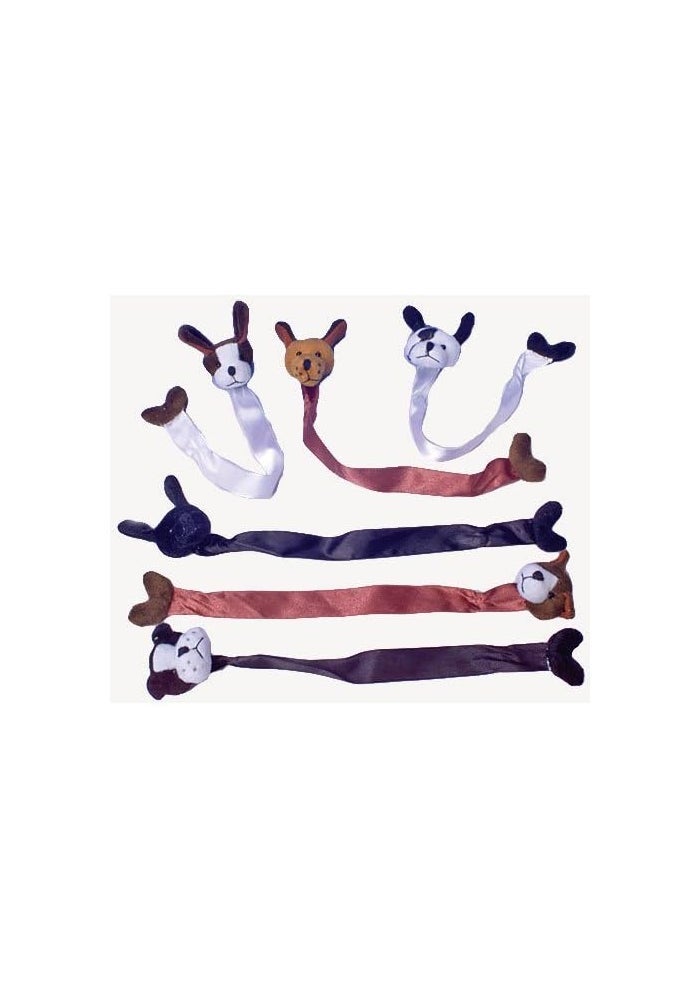 U.S. Toy Company Dog Bookmarks - Pack of 12 Plush Animal Bookmarks