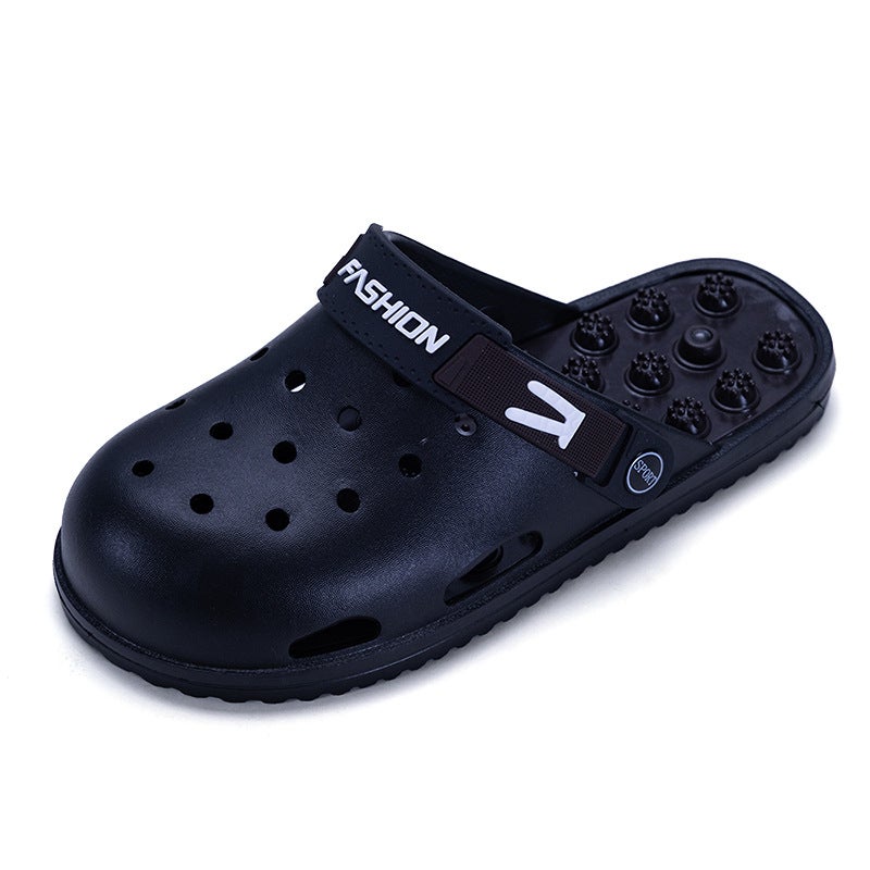 Men's Slip-On Massage Clog Sandals Anti-Slip Thick Sole Summer Comfort - Image 5