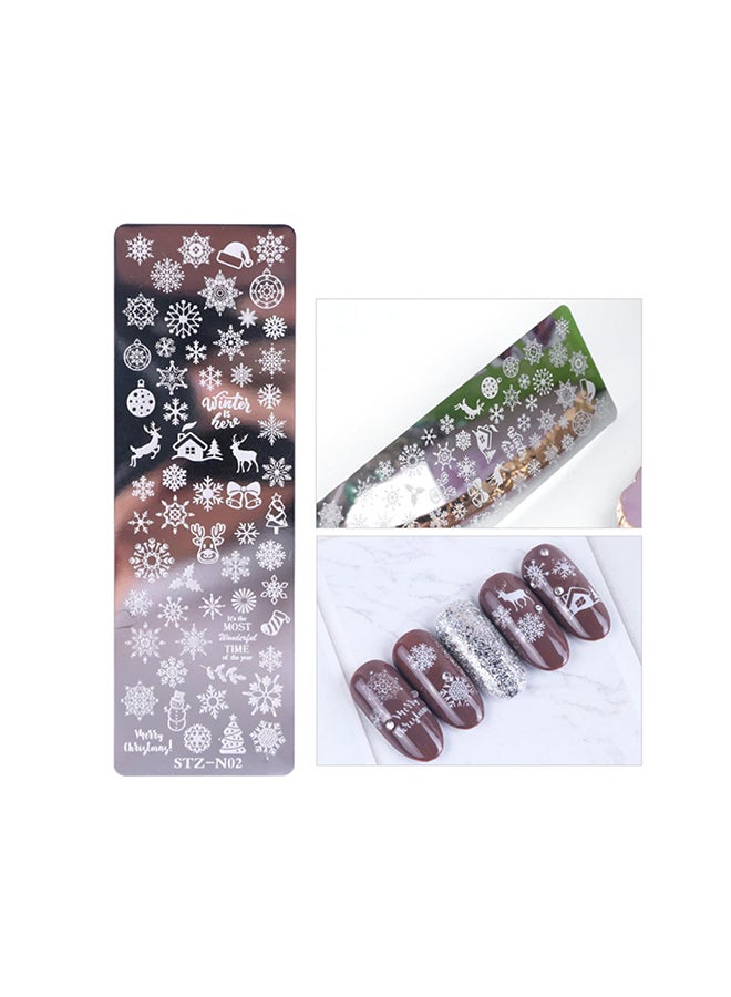 brunson Nail Stamping Plates Nail Art Stamping Stamper Scraper Tool for Professional Manicure and Pedicure Perfect Stencil for Beautiful Nail Designs in Salons and at Home Nail Art Templates