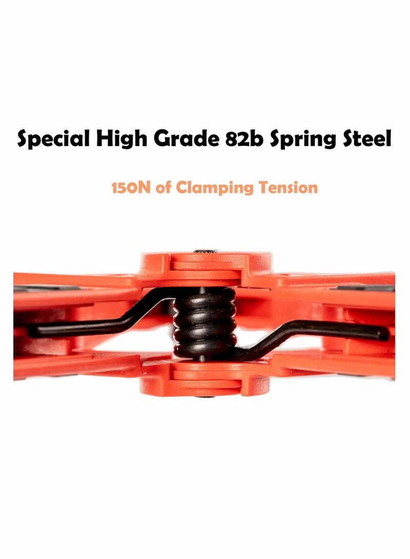 2 Pack 9-Inch Heavy Duty Spring Clamps, Extra Wide Plastic Clamps with Strong Clamping Force for Woodworking and DIY Projects. Perfect for Securely Holding Materials. - Image 4