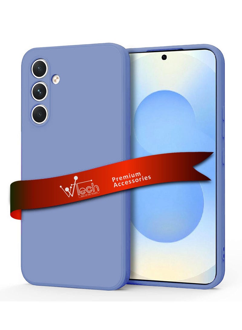Wtech Samsung Galaxy S25 Plus / S25+ 2025 Premium Soft Liquid Silicone Case Cover - Lavender - Image 1