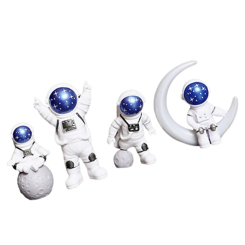 1 set of Astronaut Statues Resin Astronaut Figurine Desktop Astronaut Decoration Home Decor - Image 2