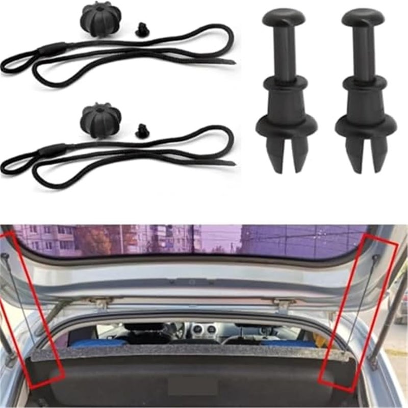 Yurefax Parcel Shelf String Cord for VW Golf MK5 MK6 GTI R20 - Image 2