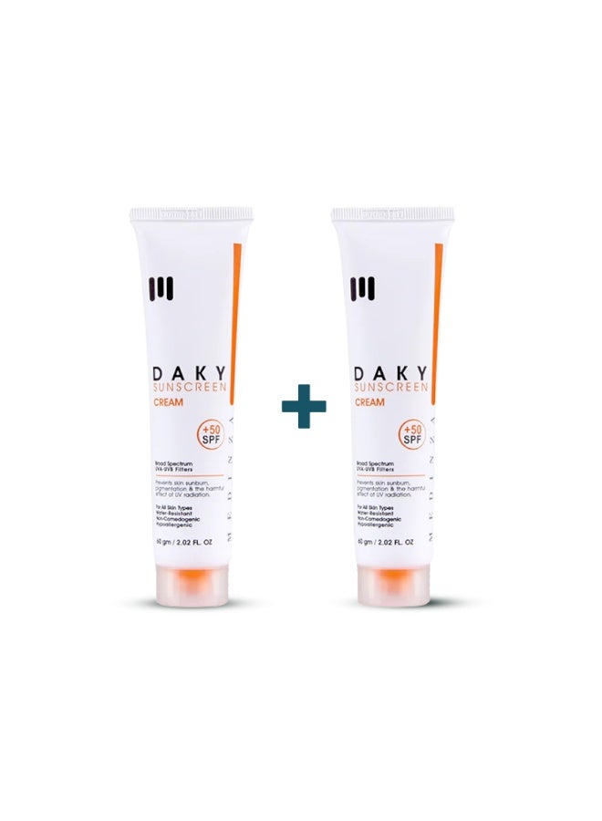 داكي صن سكرين كريم 1+1