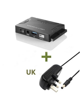 قارئ/محول الأقراص الصلبة USB 3.0 إلى SATA IDE، كابل محول محول الأقراص الصلبة العالمية بحجم 2.5/3.5 بوصة SATA و IDE HDD، SSD بحجم 2.5 بوصة، DVD-ROM/CD-ROM/CD-RW/DVD-RW/DVD+RW بحجم 5.25 بوصة - pzsku/ZB99B43719444B17882A9Z/45/_/1721725655/c917efe2-c7fa-4985-8138-6b2343c3b823