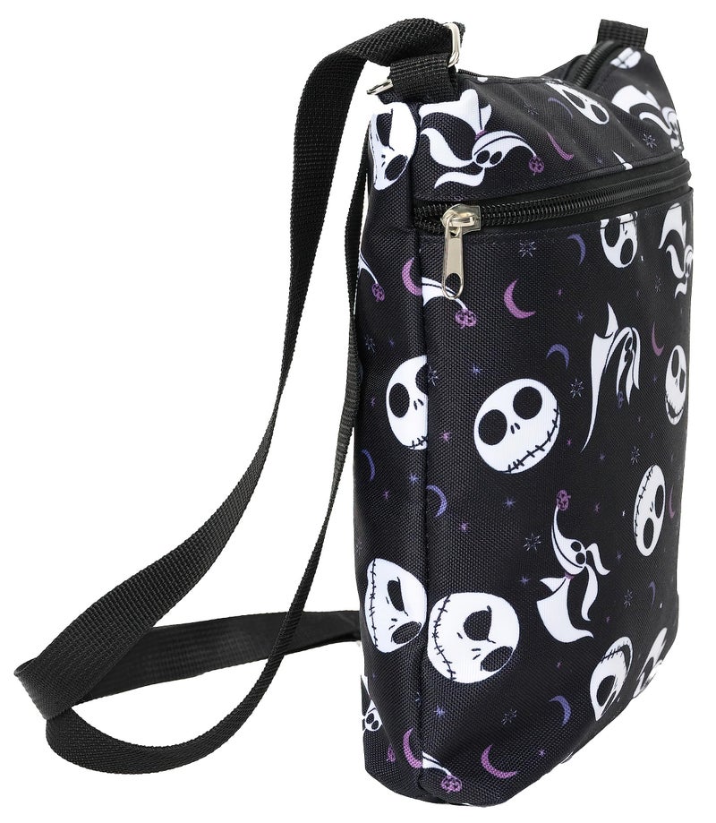 Disney Crossbody Bag Jack Skellington And Zero All Over Print Passport Travel - Image 4