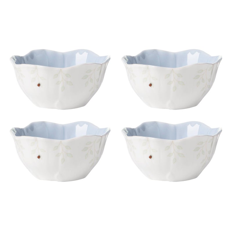 Lenox 897767 Butterfly Meadow Floral Dessert Bowls, Blue, Set of 4 - Image 1
