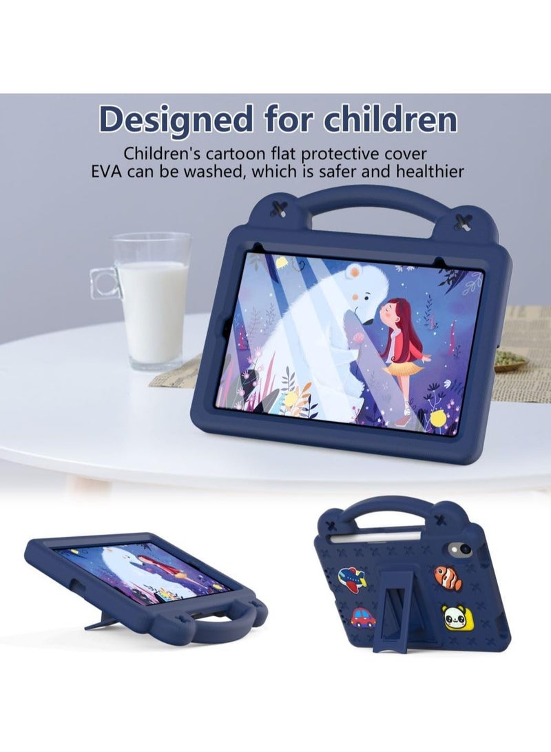 general Kid's Case for iPad Mini 7 (A17 Pro) 2024 Mini 6 2021 8.3-inch EVA Shock Grip Kid-Friendly Case with Foldable Stand and Removable Cartoon Doll - Image 3