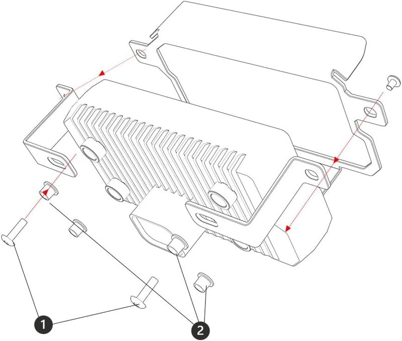 QASULER Motorcycle Instrument Protector with Sun Visor - Image 5